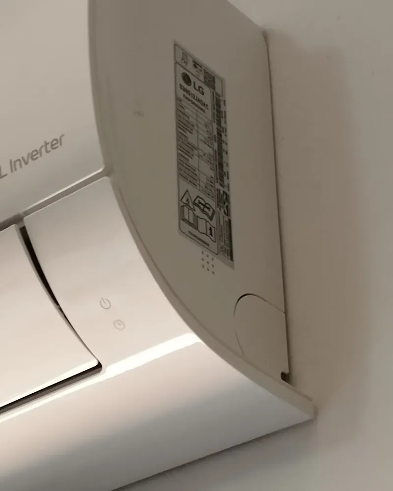 Split LG Dual Inverter recém instalado